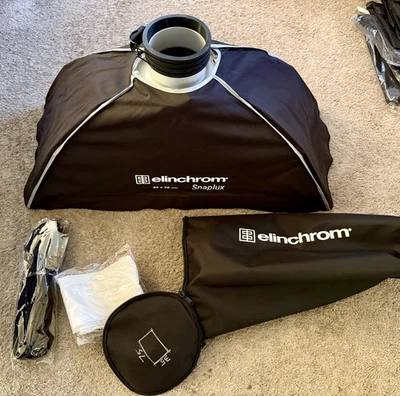 Elinchrom 35x75cm Snaplux Softbox w/ Difuser, Grid and Speed Ring for Profoto - Image 1 of 3