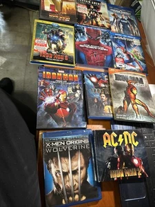 Superhero DVD Lot of 11 Spiderman Iron Man Wolverine C America & More - Picture 1 of 23