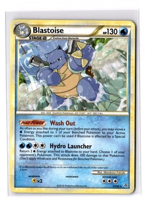Blastoise - 13/95 Unleashed Regular Rare Non Holo - LP - POKEMON TCG - Image 1 of 2