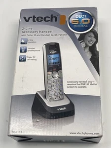 VTech DS6101 DECT 6.0 1.9GHz 2-Line Cordless Expansion Handset Phone - Picture 1 of 4