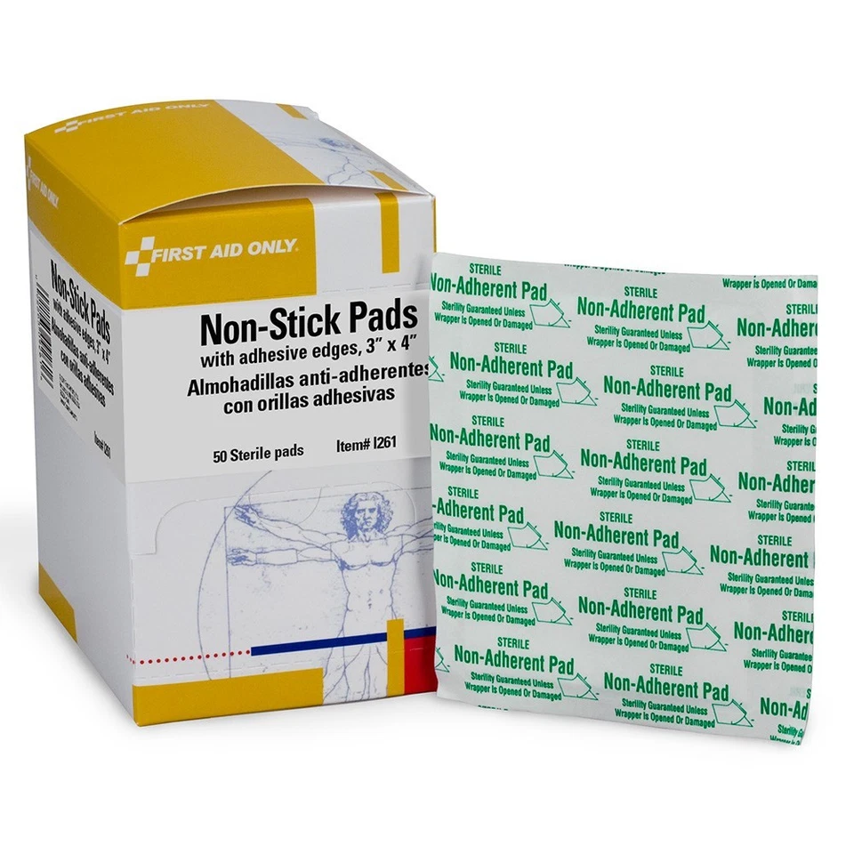 First Aid Only I261 3 in x 4 in Nonstick Gauze Pad - Image 1 of 1