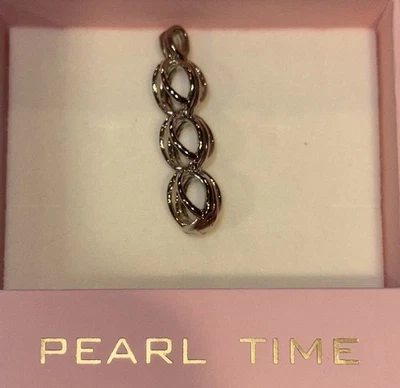 Jaula de plata esterlina It’s Pearl Time IPT, incluirá 6 perlas y collar Foto 1 de 4