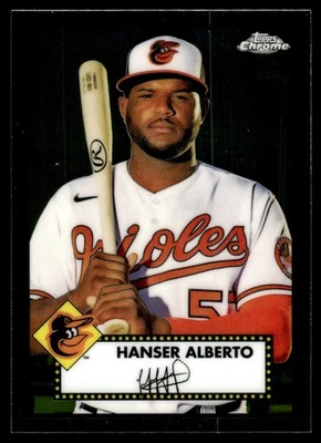2021 Topps Chrome Platinum Anniversary Hanser Alberto Baltimore Orioles #367 - Image 1 of 2