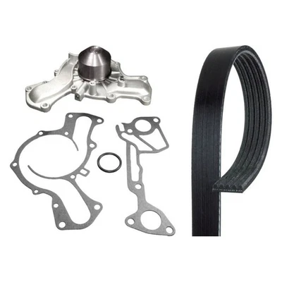 For Hyundai Sonata 90-98 Engine Coolant Water Pump and Serpentine Belt Kit - Image 1 of 2