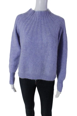 Suéter Pullover Barnyard Storm Mujer Lana Cuello Alto Púrpura Talla 0 Foto 1 de 4