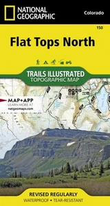 Flat Tops North Map (National Geographic Trails Illustrated Map, 150) - Picture 1 of 2