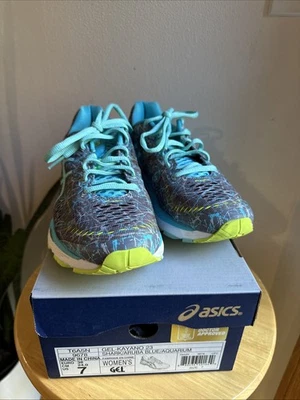 Asics Gel-Kayano 23 Tiburón-Azul Aruba-Acuario T6A5N-9678 Mujer 7 Foto 1 de 4