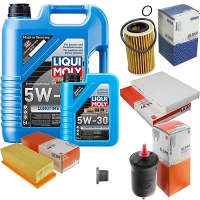 MAHLE Inspektionspaket 6 L Liqui Moly Longtime 5W-30 für Renault Clio II 1.2 - Bild 1 von 4