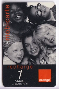 DOM-TOM TELECARTE / PHONECARD .. ILE LA REUNION 1€ ORANGE MOBICARTE 12/05 +N° - Picture 1 of 2