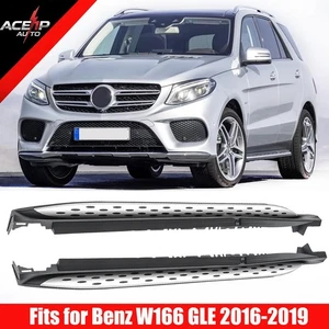 Fixed Running Boards Side Step Pedal Fits for Mercedes Benz W166 GLE 2016-2019 - Picture 1 of 7