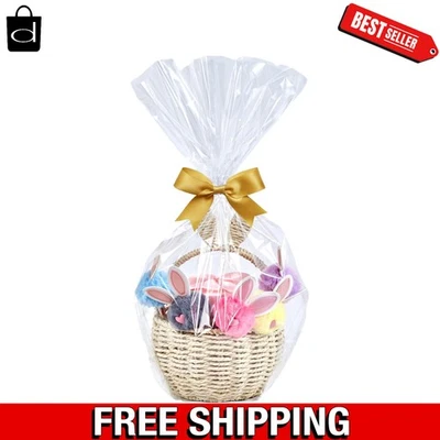 10 Count  Clear Cellophane Bags 16x24 - Easy Gift Wrapping Without Hassle - Image 1 of 4