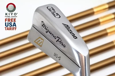 9Pcs MIZUNO PRO MS-5 Iron set 3-4-5-6-7-8-9-PW-SW EXSAR GOLD FLEX 7 Graphite RH - Image 1 of 4