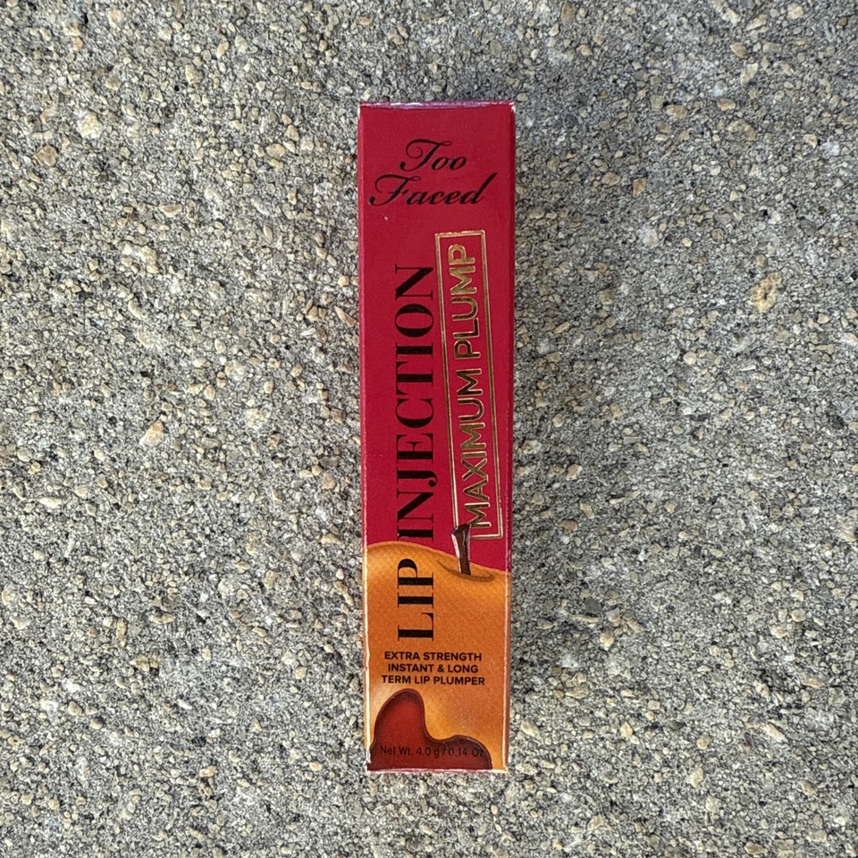 Too Faced Lip Injection Maximum Plump Lip Gloss ~ CARAMEL APPLE 4g / .14 oz. NEW - Image 1 of 1