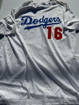 1995 Hideo Nomo Los Angeles Dodgers Nueva con Etiquetas Majestuosa Camiseta de Béisbol Camisa Automática Foto 1 de 4