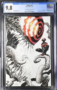 VENOM #4 Tyler Kirkham Variant B CGC 9.8 Unknown Comics Sketch Ed. Knull Origin - Picture 1 of 2