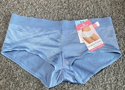 NUEVO Barely There Boyshort Vanishing Edge Cintura Mujer Talla Pequeña 5 Hanes Foto 1 de 4