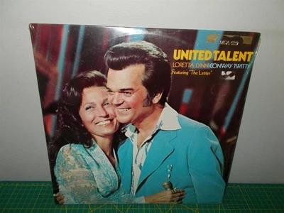 Loretta Lynn & Conway Twitty United Talent MCA Stamped Record LP Sealed - Image 1 of 4