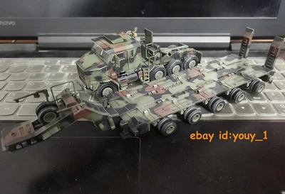 1/72 US Army Oshkosh M1070 Heavy Transport Vehicle Model Military Finished Toys - Image 1 of 4