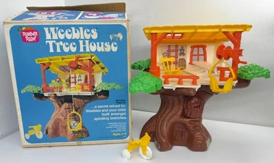 Vintage 1975 Hasbro Romper Room Weebles Tree House Kids Playset #570 + Box READ - Image 1 of 4