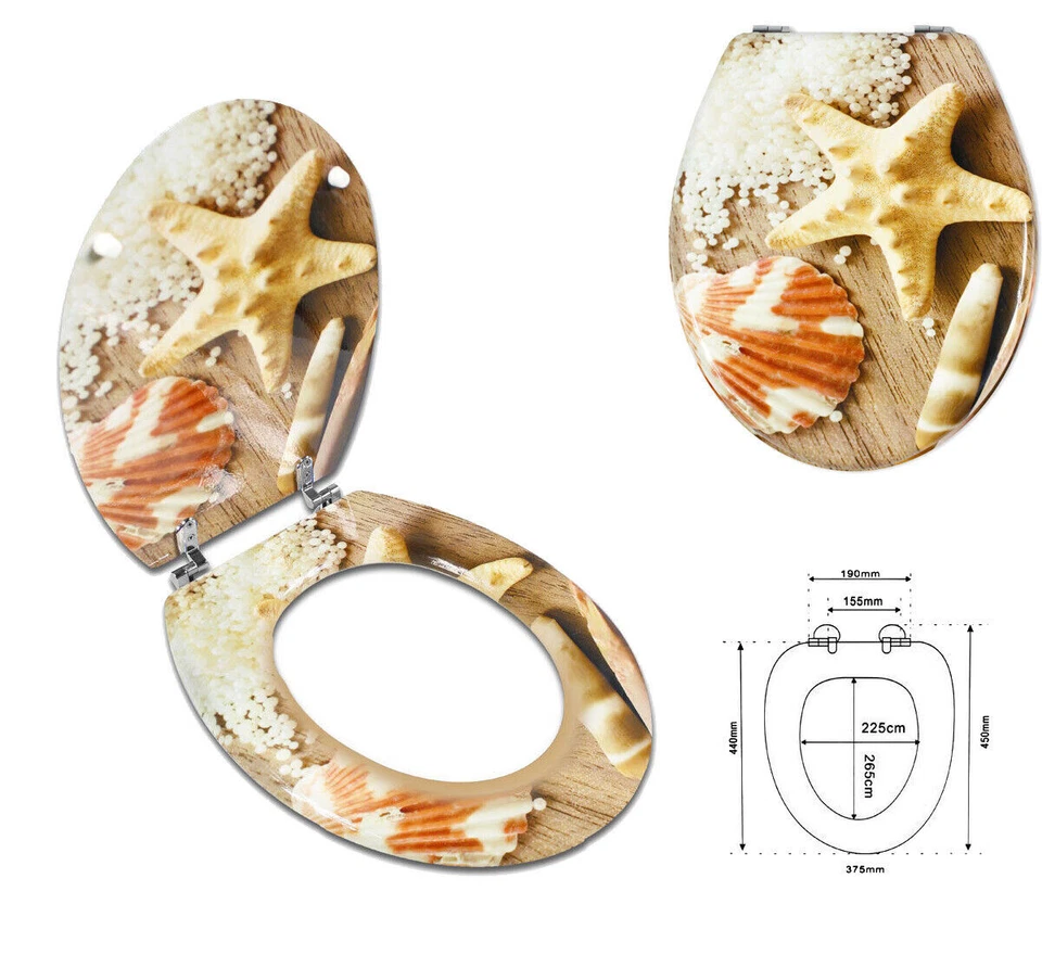 SEDILE COPRIWATER UNIVERSALE PER BAGNO COPRI WC WATER IN LEGNO Mod. 52980 - Immagine 1 di 1