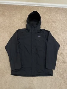 Giacca antipioggia donna Patagonia ardesia cielo nero taglia small con cappuccio outdoor - Foto 1 di 7