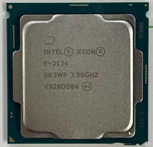 Intel Xeon E-2134 CPU Processor 3.5-4.5GHz 4Core LGA1151 71W SR3WP