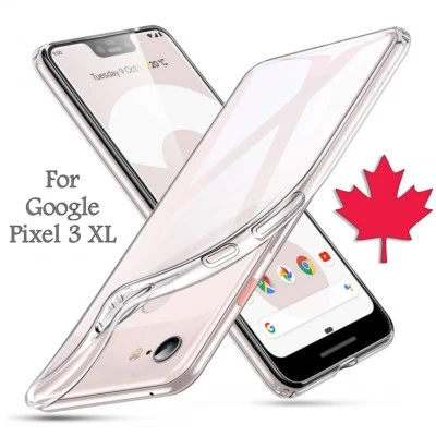 Clear TPU Cover Case For Google Pixel 3 XL - Image 1 of 4