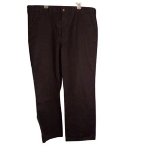 Carhartt 44x31 Mens Work Pants Relaxed Fit Cotton Blend Denim Twill Black - Picture 1 of 11