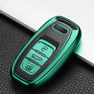 Funda protectora remota Audi Key Fob A1 S1 A3 S3 A4 S4 A5 S5 A6 TT Q3 Q5 Q7 *VERDE* - Imagen 1 de 6