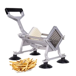 Hakka French Fry Cutter Commercial Potato Slicer Fruit Vegetable with 3 Blades - Picture 1 of 6