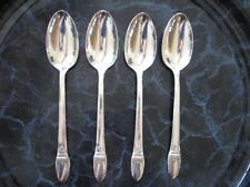 Vtg Lot 4 FIRST LOVE Tablespoon Serving Spoons Silverplate 1847 Rogers NoMono Ex