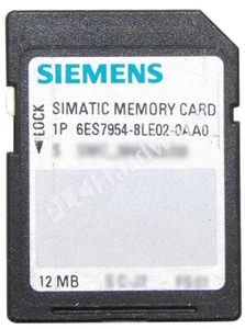 Siemens 6ES7954-8LE02-0AA0 6ES7 954-8LE02-0AA0 SIMATIC S7-1200 CPU MMC 12MB - Picture 1 of 2
