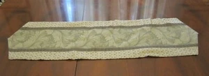 Fern Green Dining Table Runner Cloth with lining approximantely 15.25" by 52.5" - Picture 1 of 3