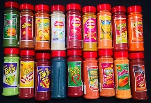 4 sazonadores 100gr Sabritas chetos takis barcel Mexico chips seasoning elote