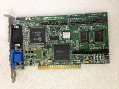 Видеокарта Compaq Matrox 576-05 243136-001 5064-0240 MGA-MIL/2/G2 PCI - Изображение 1 из 4
