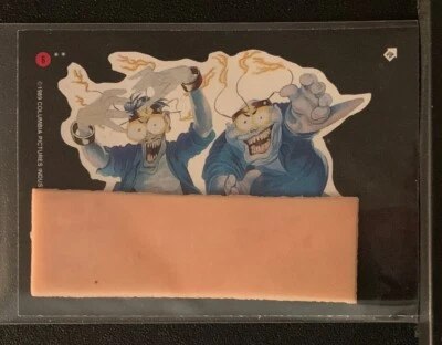 1989 OPC O Pee Chee Ghostbusters 2 Puzzle Gum Stain Fused #6 Scoleri Brothers - Image 1 of 2