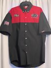 Vintage-Evo by WELD Racing Embroidered SS Button Down LARGE Team Shirt-Simpson