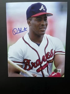 Ron Gant signed autographed Atlanta Braves legend 8x10 photo Beckett BAS coa - Picture 1 of 1