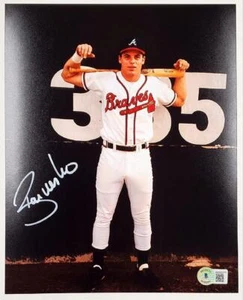 Ryan Klesko signed 8x10 photo Atlanta Braves ~ BAS Beckett Witness Holo - Picture 1 of 3