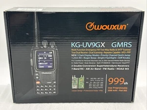 Wouxun KG-UV9GX GMRS Multi-Function 2-Way Radio & SHTF Scanner 7 Band RX 999 Ch - Zdjęcie 1 z 12