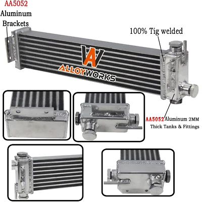 Aluminum Oil Cooler For 1986-1992 1991 Mazda RX-7 13B RX7 FC3S S4 S5 Turbo - Image 1 of 4