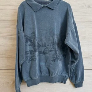 Vintage Denim Sweatshirt Top Yellowstone Made in the USA Large - Picture 1 of 8
