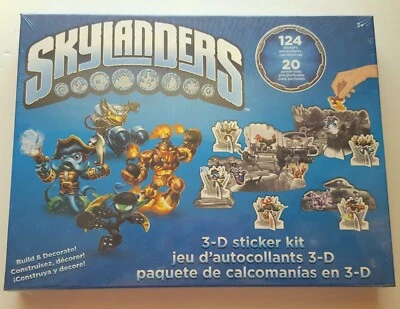 Skylanders Activision 3-D Stickers & Punch Outs Set Kit NEW Factory Sealed - Image 1 of 4