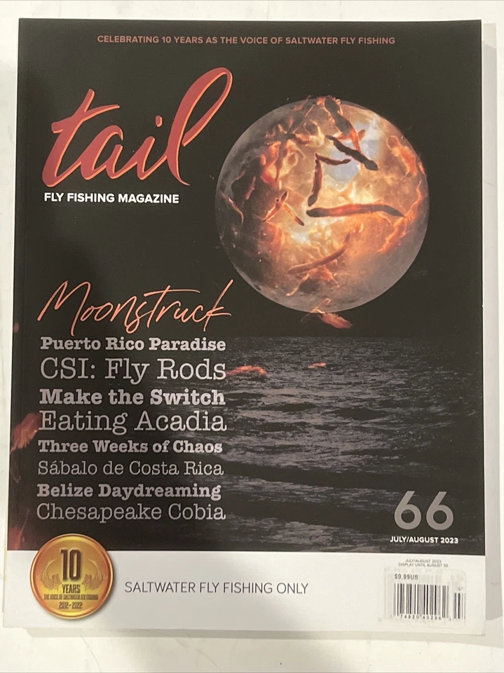 Tail Fly Fishing Magazine Issue, 66, August 2023 ￼ salt, water fly fishing Foto 1 de 1