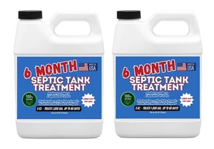 2 pack ( 1 Year Treatment) - All Natural, Septic Tank Treatment!! MADE IN USA!! - Picture 1 of 3
