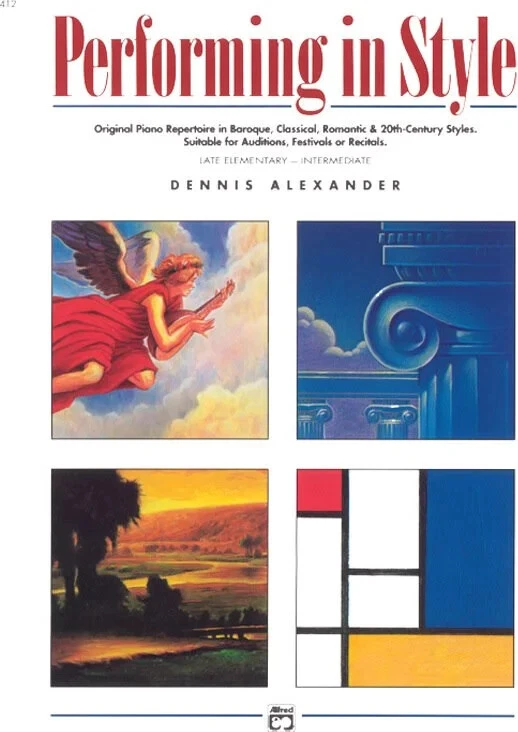 Performing in Style: Original Piano Repertoire in Baroque, Classical, Romanti... - Image 1 of 1