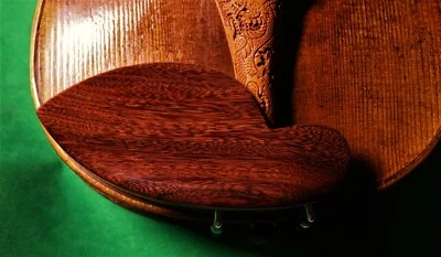 1 piece Violin Tamarind SHARK Style Chin Rest 4/4 with Standard Bracket - Image 1 of 4