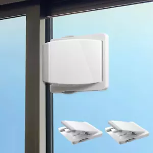 Sliding Door Lock, 2 Pack for Glass Doors, Windows, Closets - Easy Installation - Picture 1 of 12