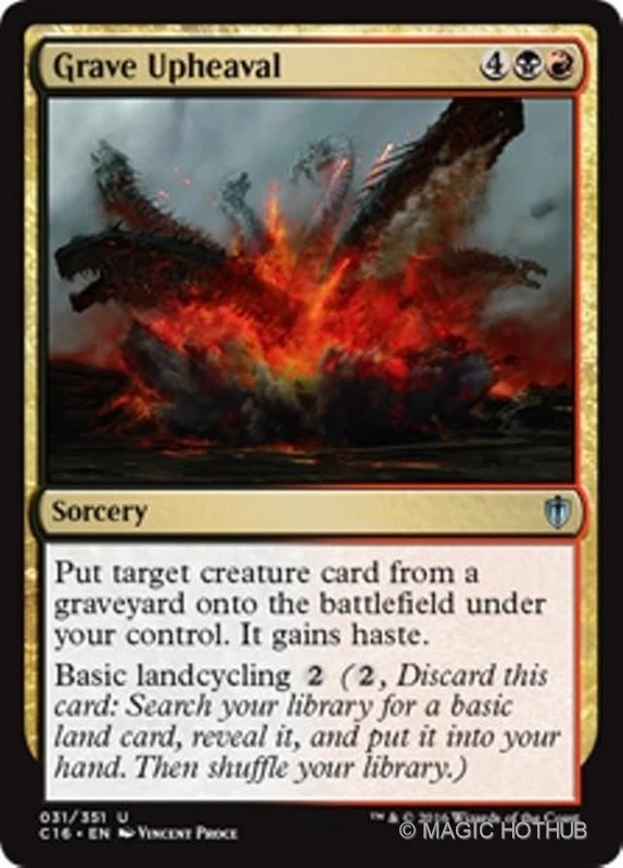 MTG - GRAVE UPHEAVAL - Commander 2016 (U) - Image 1 of 1