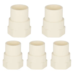 5 Pack EFIELD CPVC Fittings 3/4"Socket x 3/4"FIP CTS Female Adapter With Gasket - Picture 1 of 6